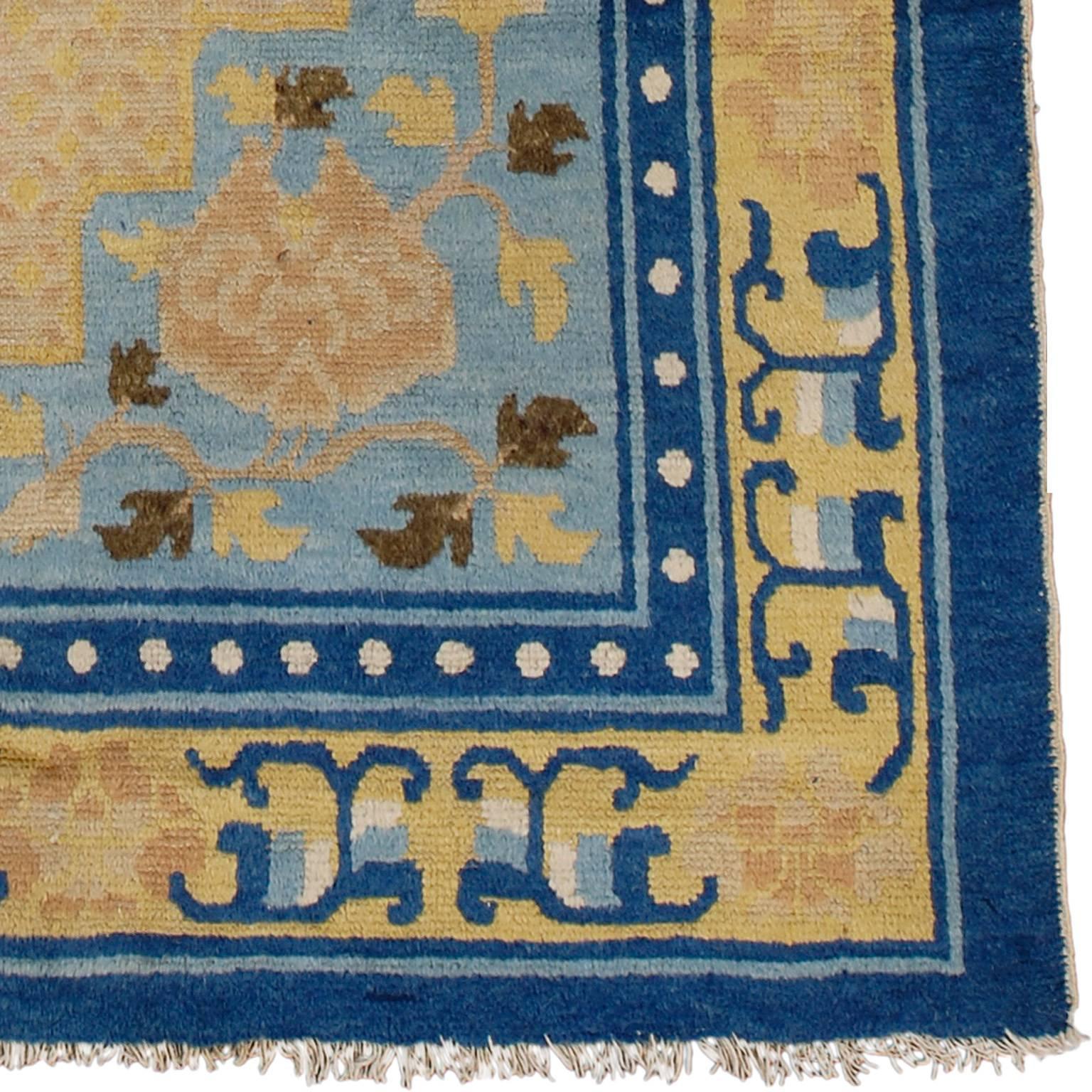 Early 19th century Ning Xia carpet.