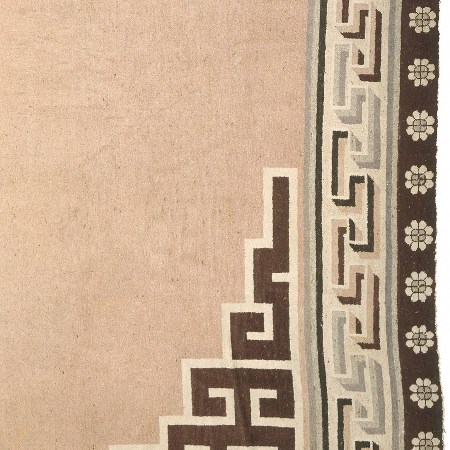 Early 20th Century Mongolian Carpet For Sale 1