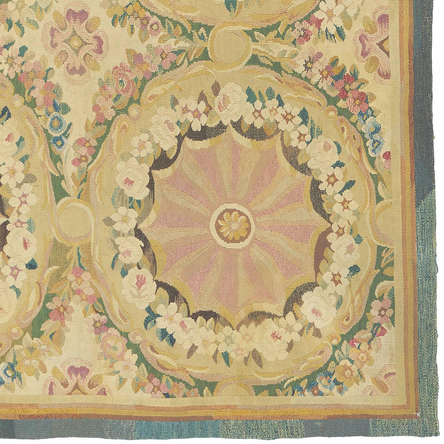 Early 20th century Aubusson carpet.