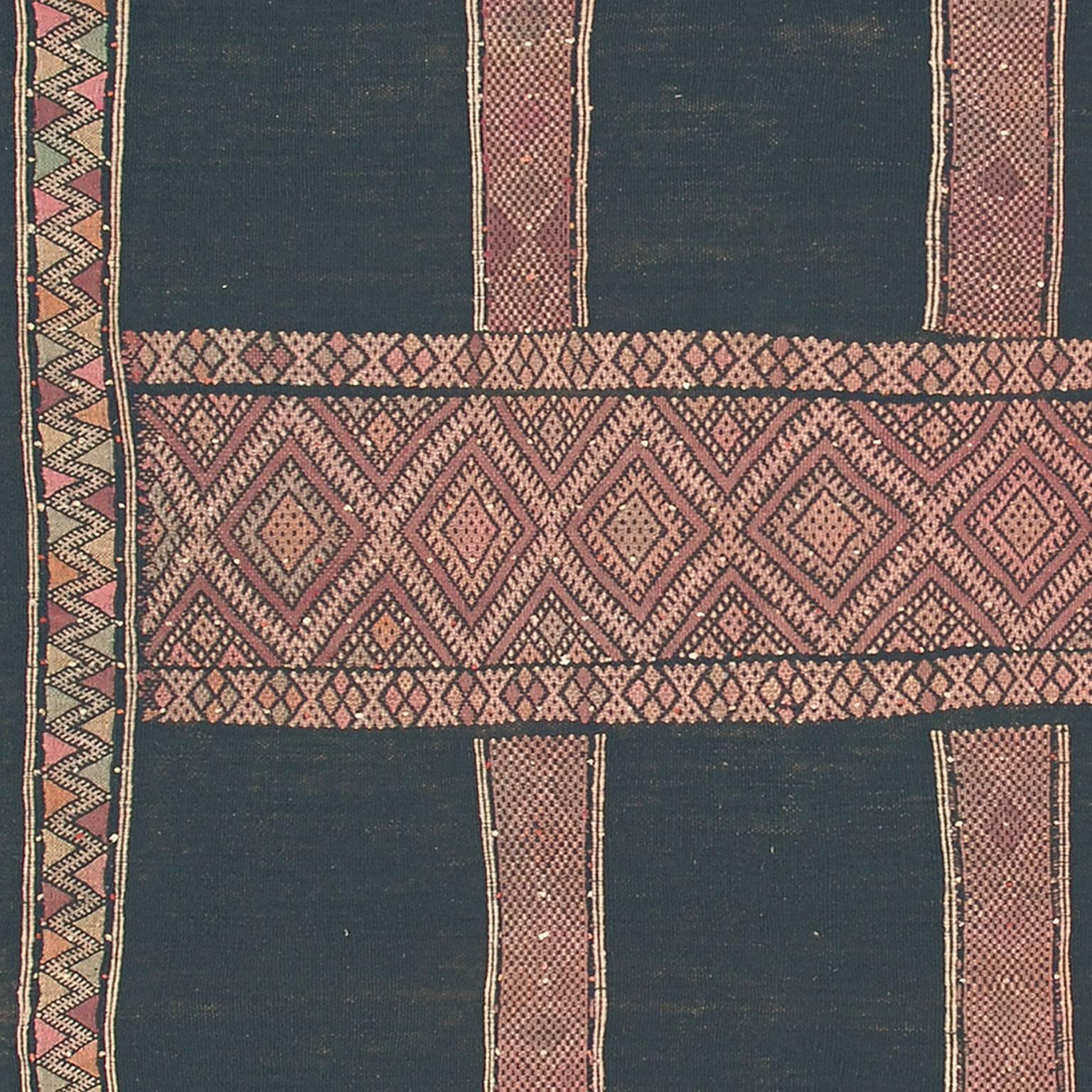 Mitte des 20. Jahrhunderts Zaiane-Teppich (Wolle) im Angebot