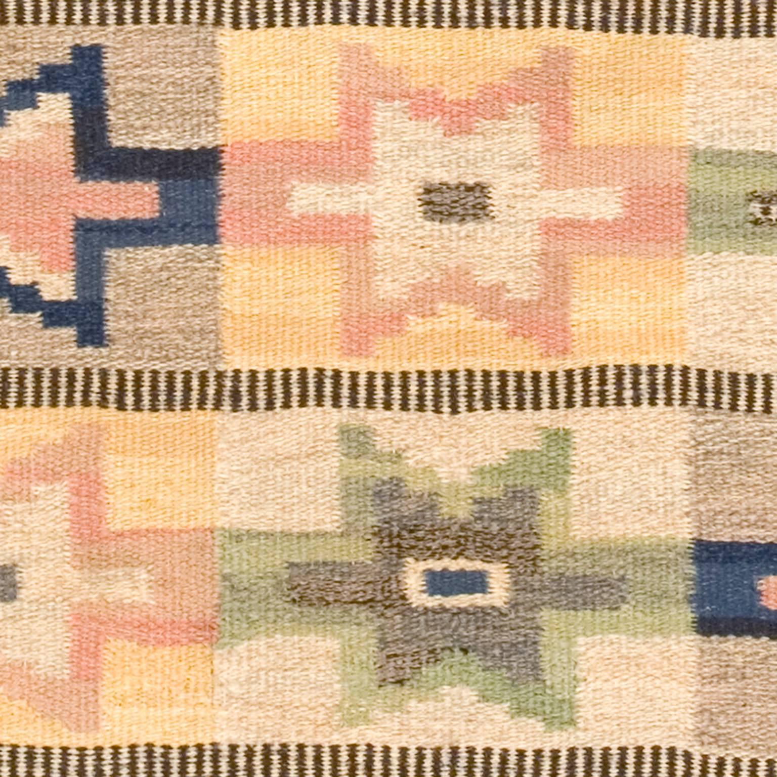 20th Century Swedish Flat-Weave Carpet In Good Condition In New York, NY