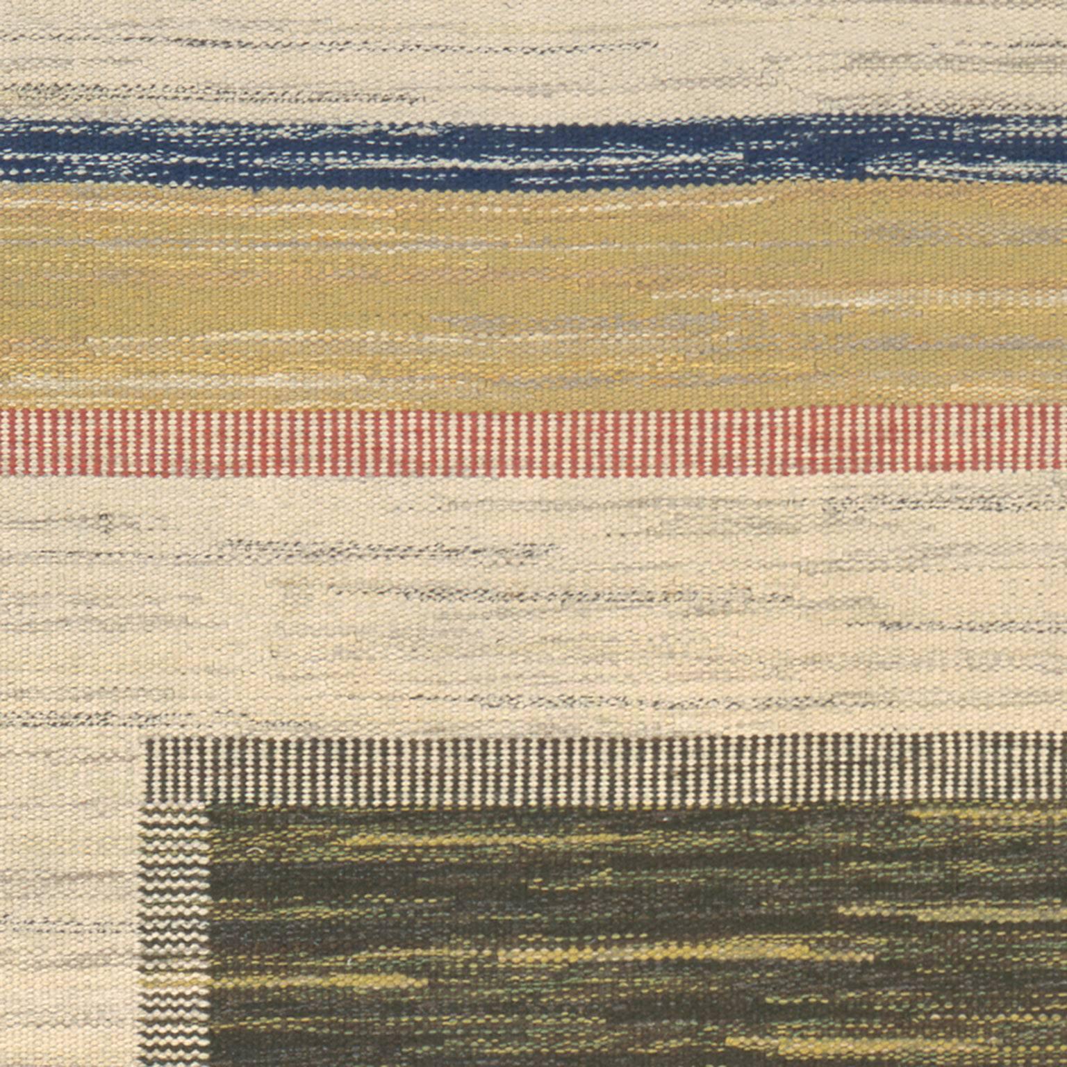 Scandinavian Modern 20th Century Swedish Flat-Weave Carpet by AB MMF For Sale