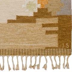 Mid-20th Century Swedish Flat-Weave Carpet