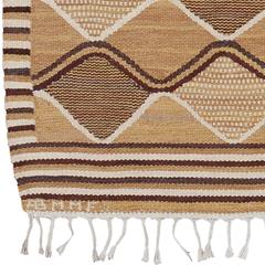 Mid-20th Century Swedish Flat-Weave Carpet