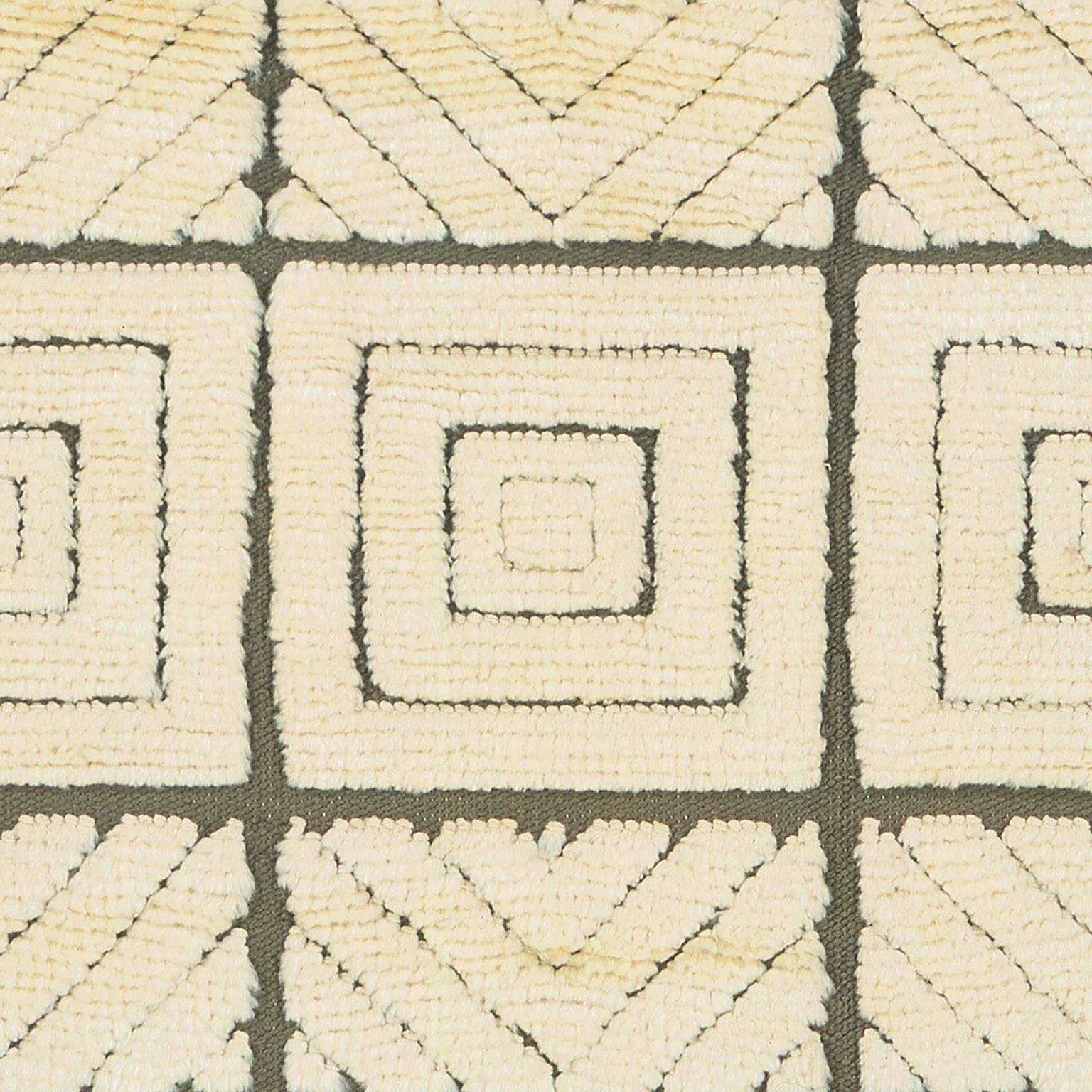 Scandinavian Modern Mid-20th Century Swedish Reliefflossa Carpet by Ingrid Hellman–Knafve For Sale