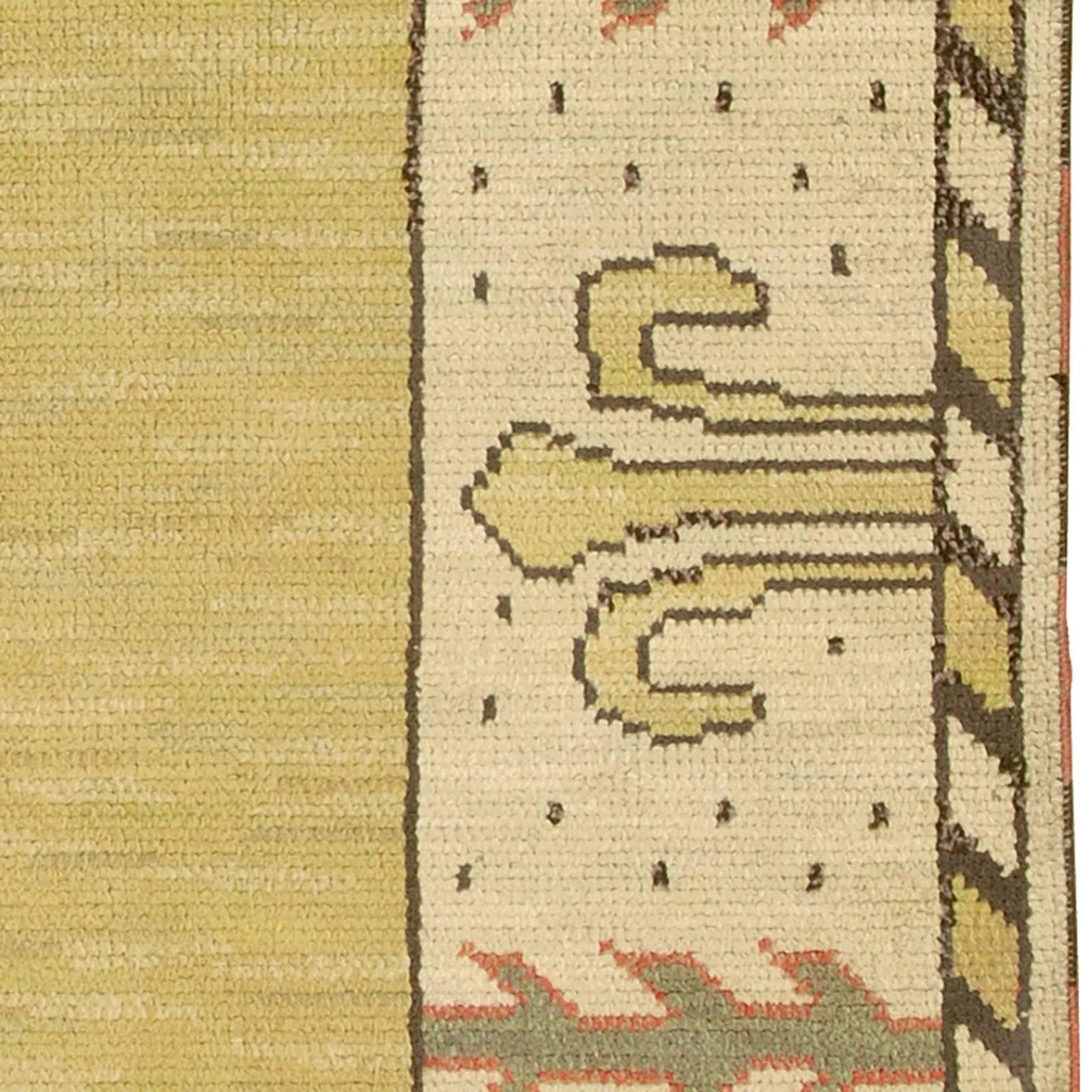 Hand-Knotted Mid 20th Century Swedish Pile Carpet by AB Märta Måås-Fjetterström For Sale