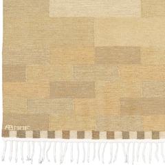 Schwedischer Flachgewebe-Teppich aus dem späten 20.