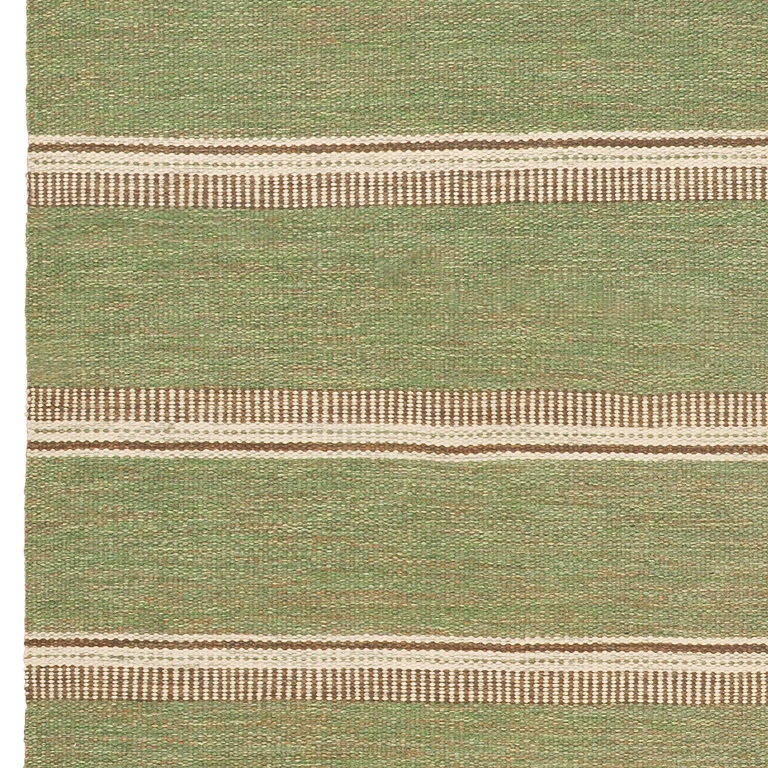20th Century Swedish Flat-Weave Carpet 1