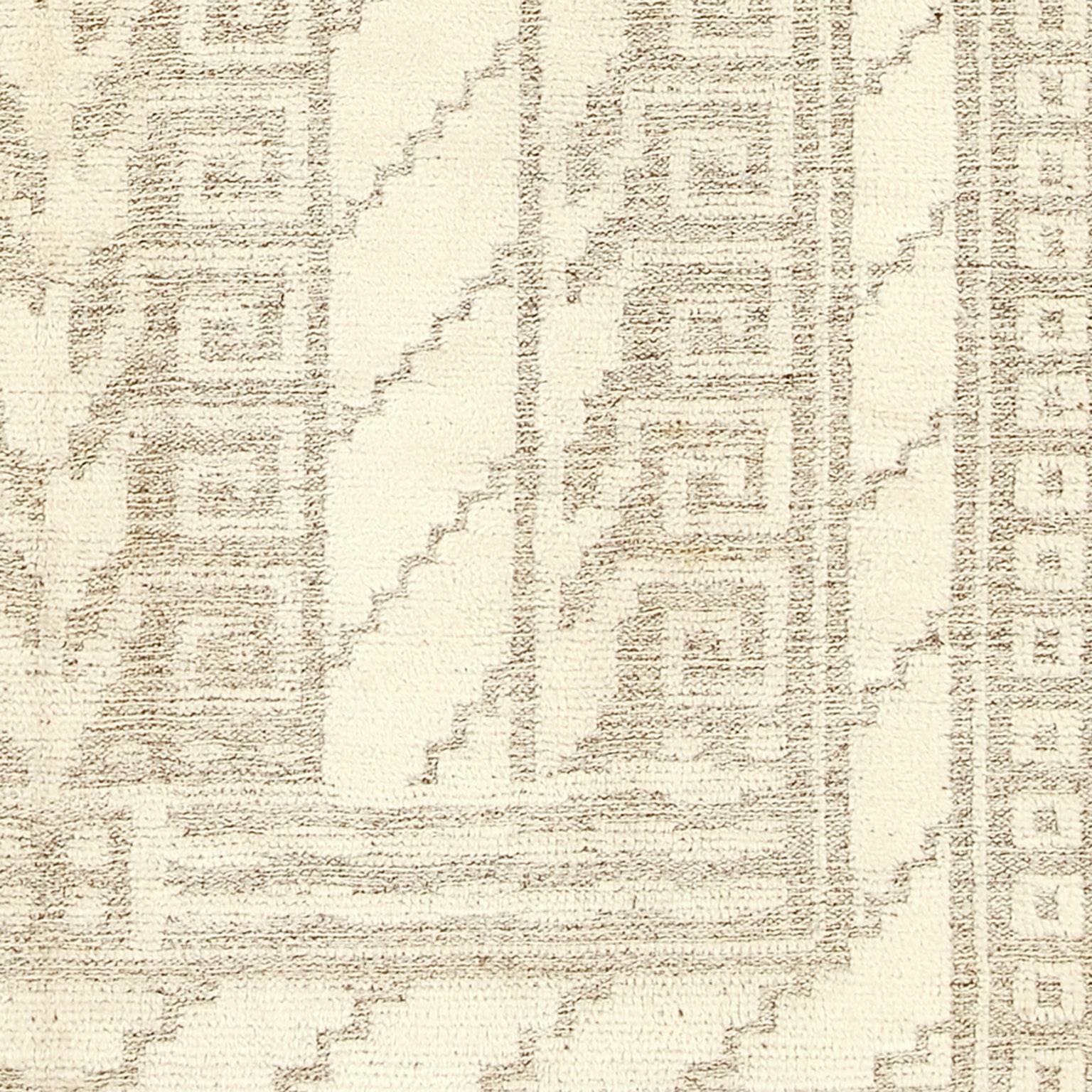Hand-Woven Mid-20th Century Swedish Pile Carpet by Märta Måås-Fjetterström For Sale