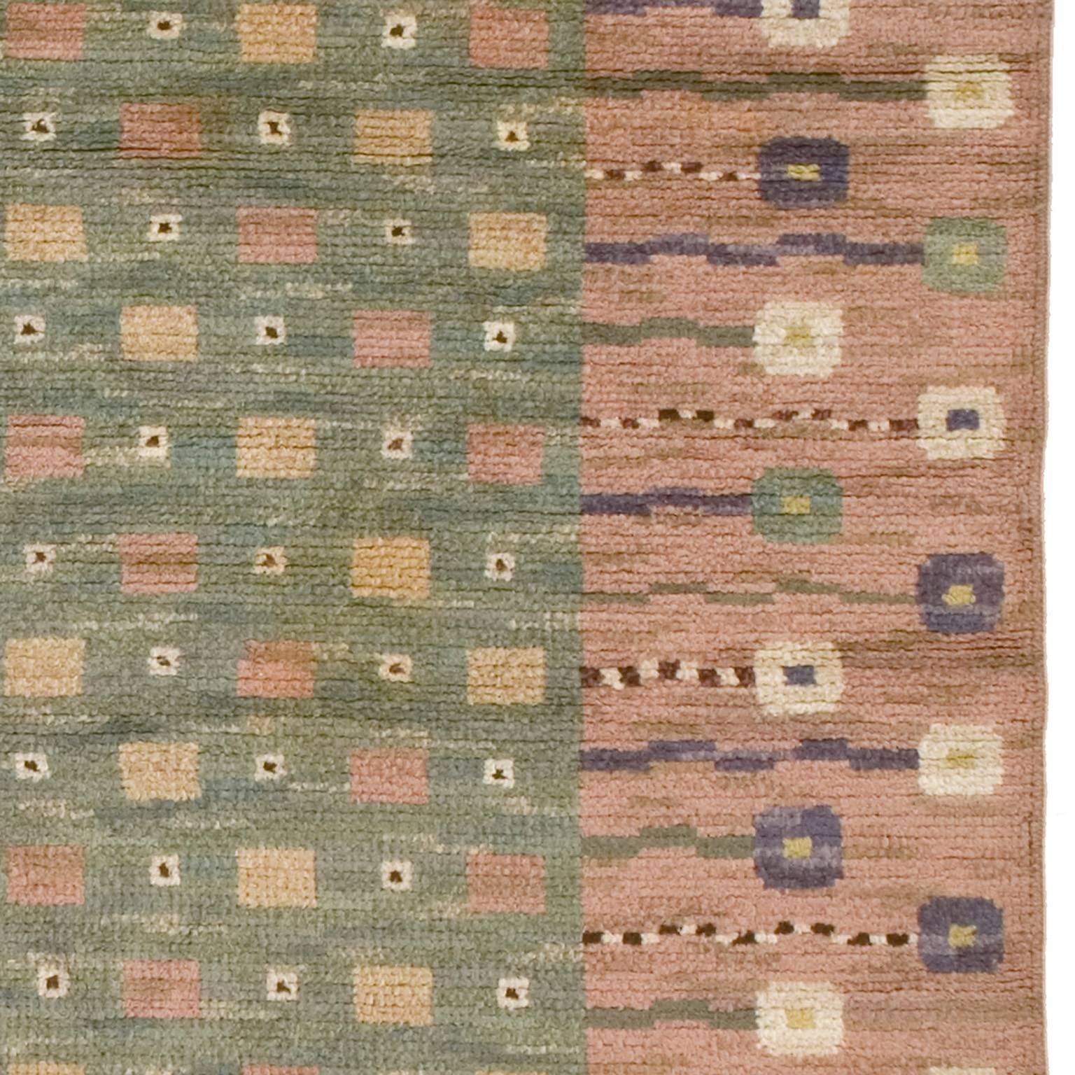 Mid-20th Century Swedish Art Deco Carpet For Sale 2