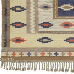 Mid-20th Century Swedish Flat-Weave Carpet