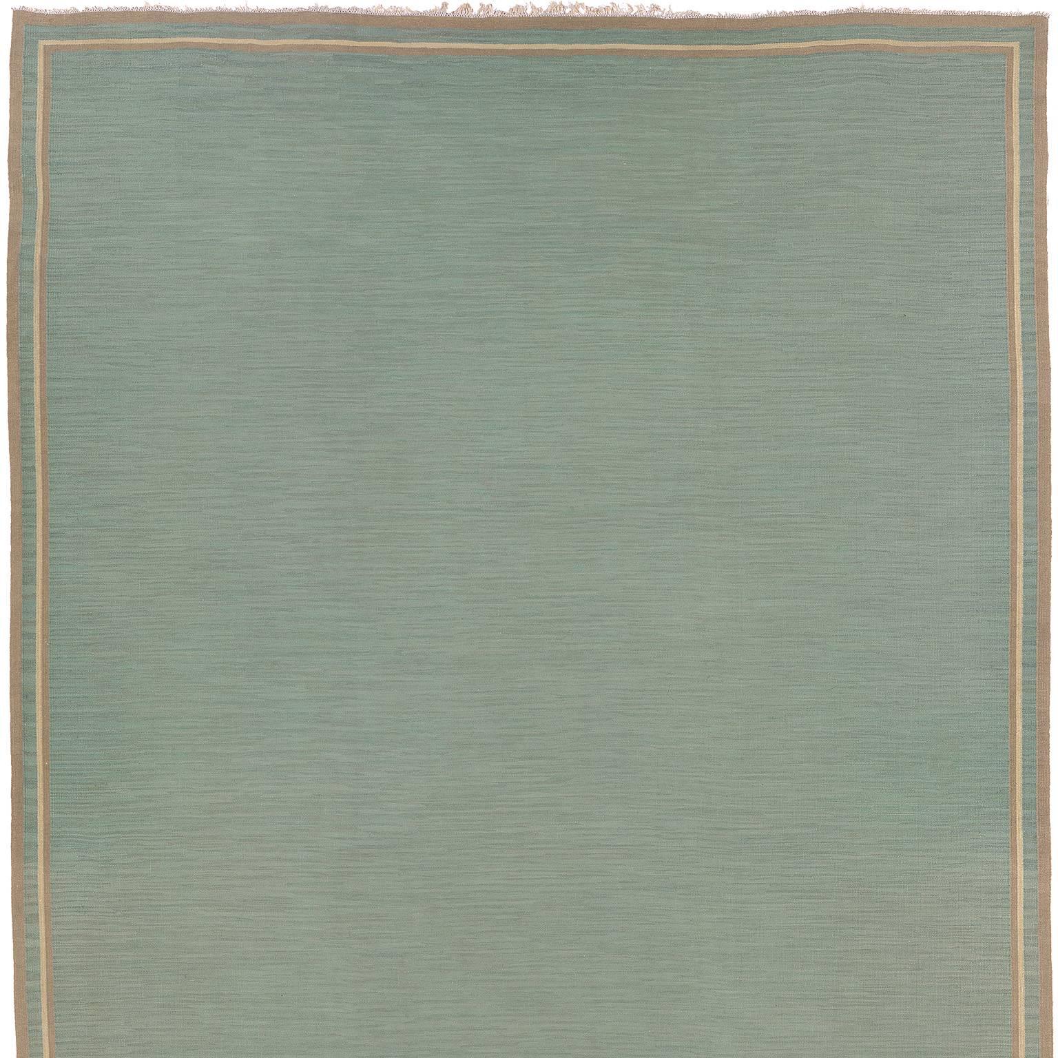 Mid-20th Century Swedish Flat Carpet In Good Condition For Sale In New York, NY