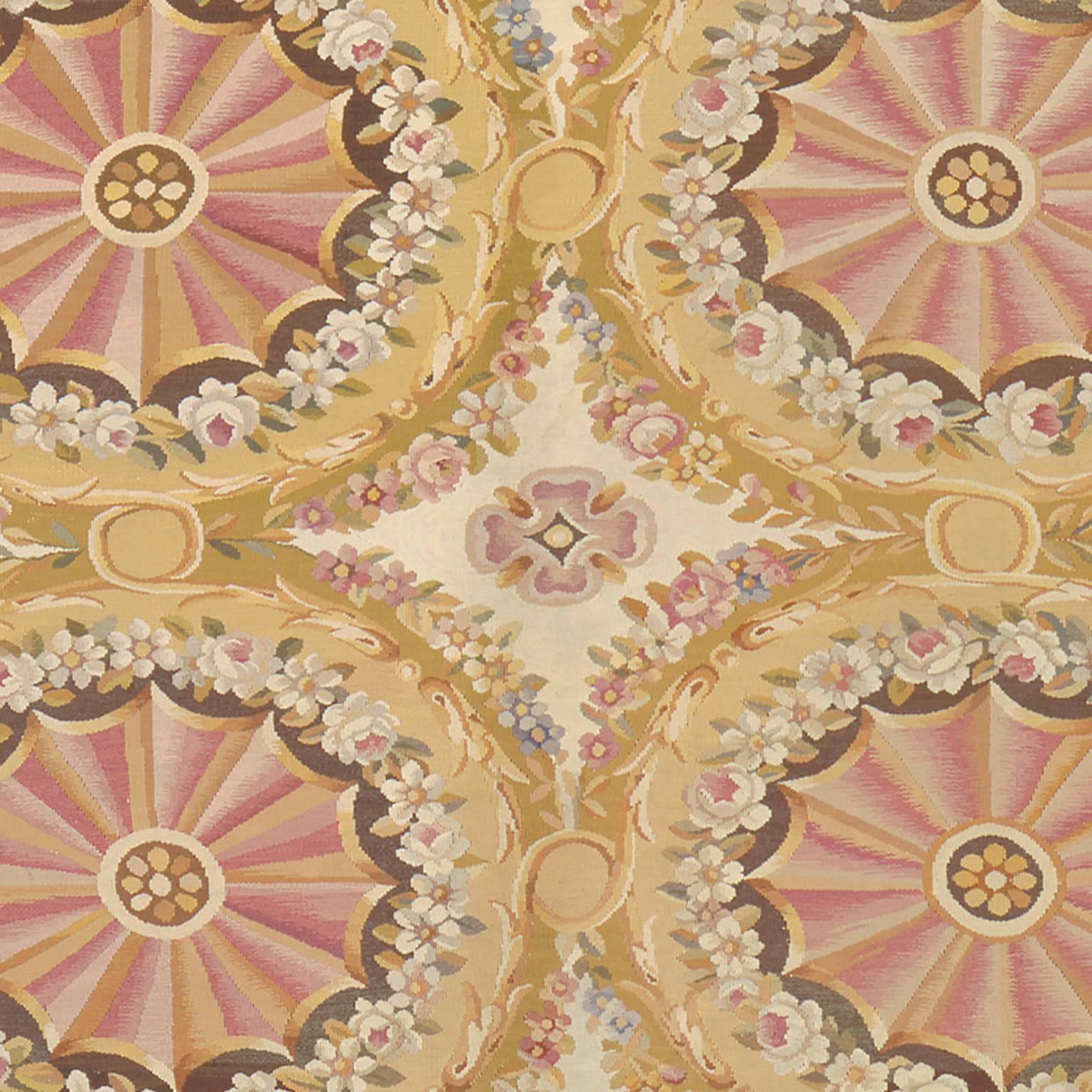 XX secolo Tappeto Aubusson dei primi del Novecento in vendita