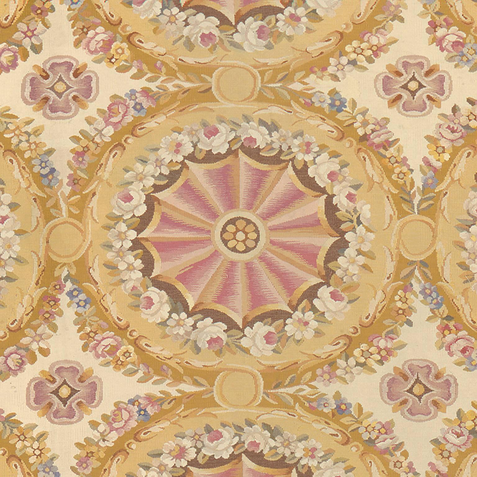 Francese Tappeto Aubusson dei primi del Novecento in vendita