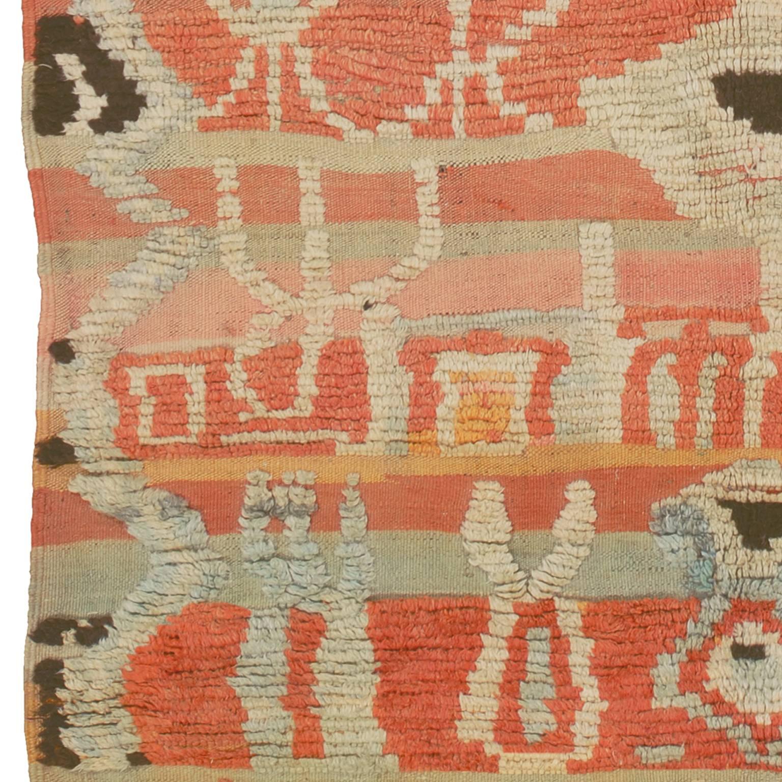 Marokkanischer „Glaoua“-Teppich aus der Mitte des 20. Jahrhunderts (Wolle) im Angebot