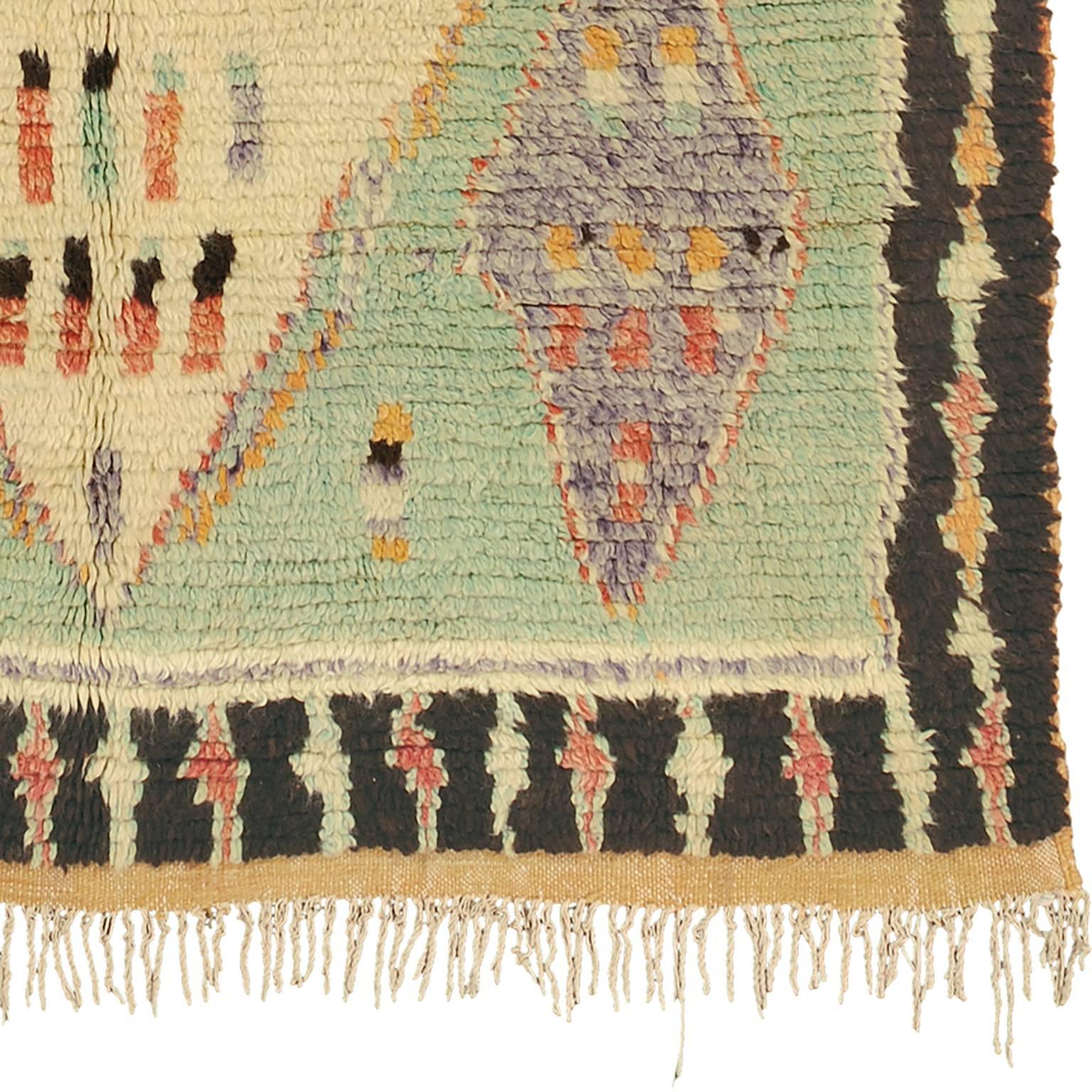 Mid-20th century Moroccan 'Boujad' carpet.