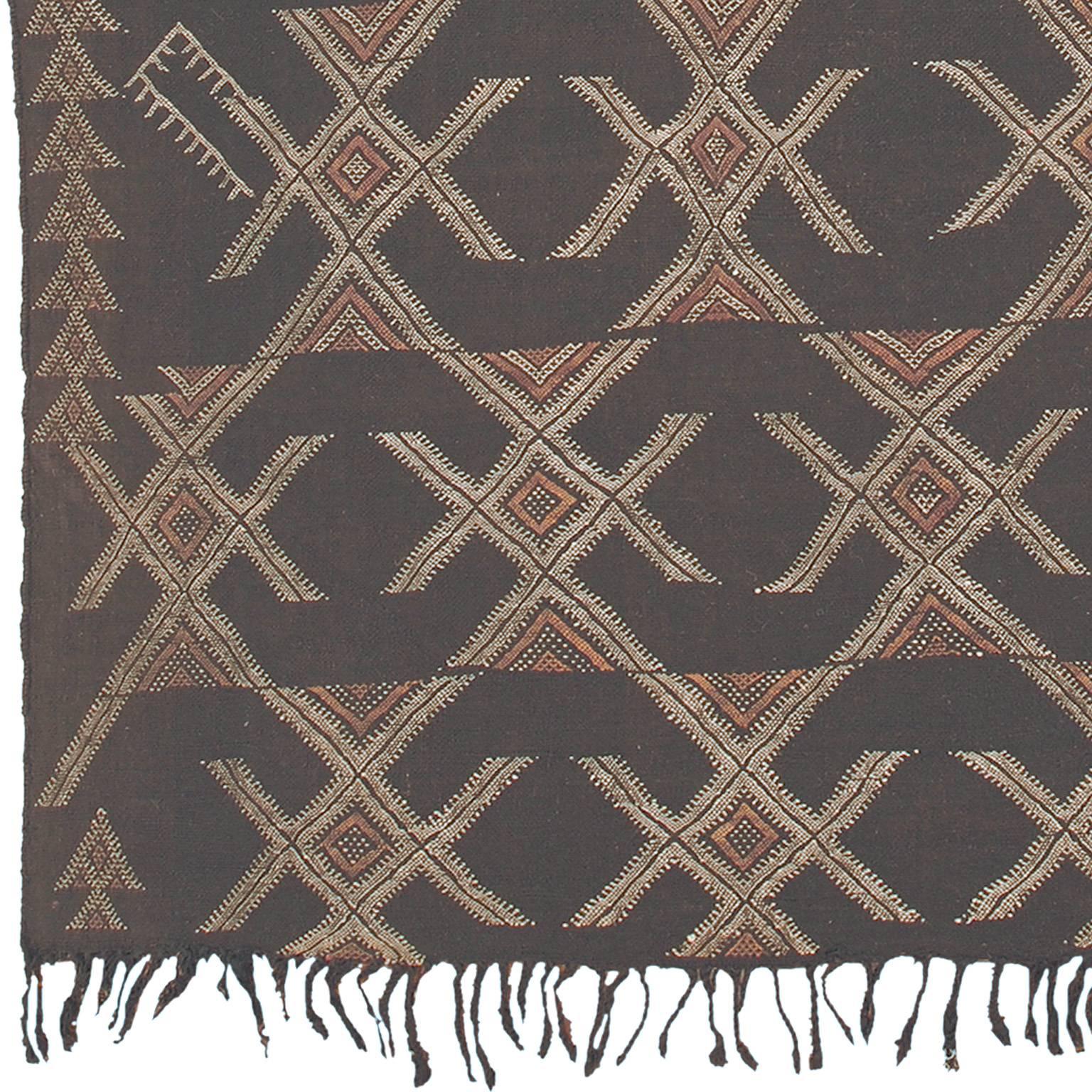 Mid-20th century Moroccan 'Zaiane' carpet.