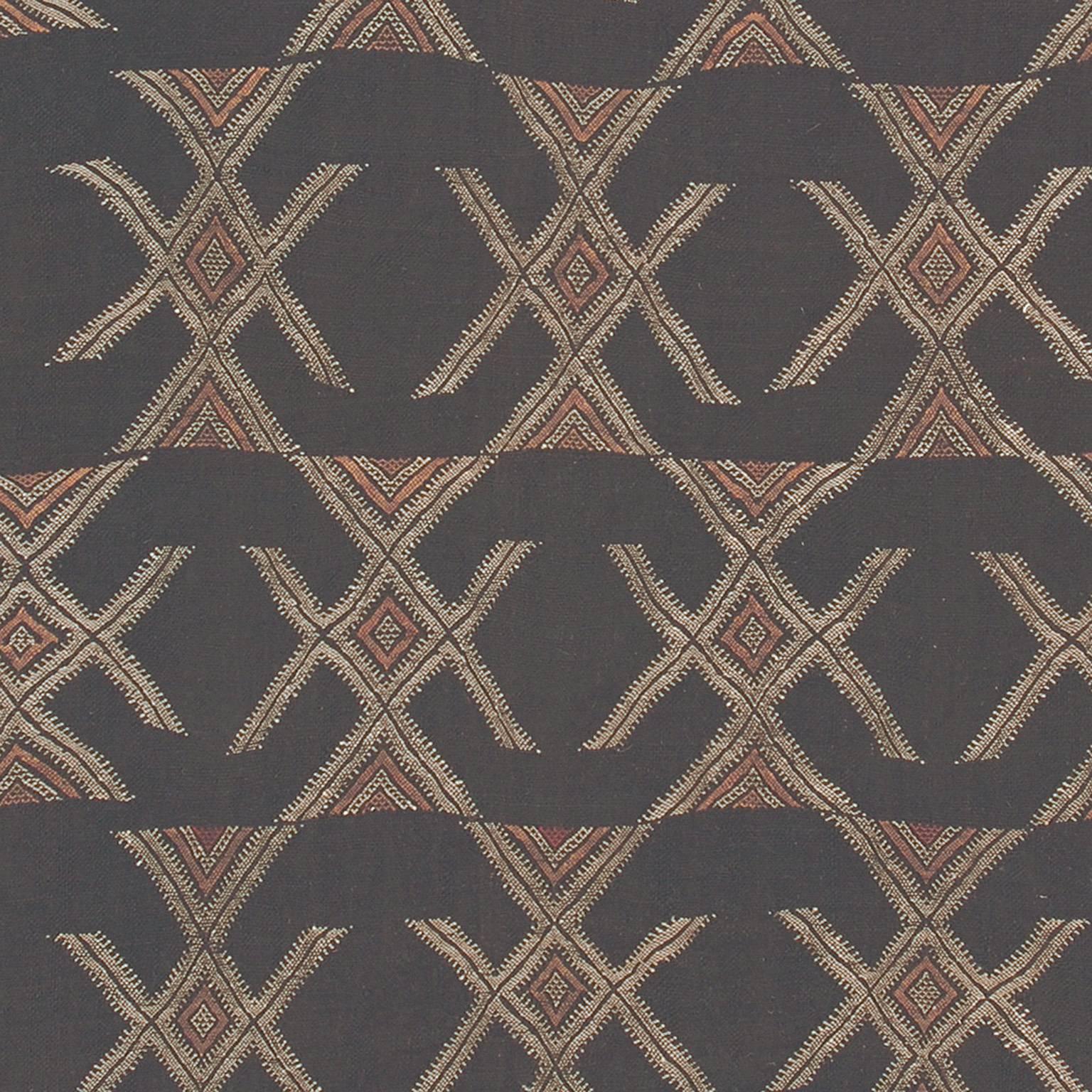 Hand-Woven Mid-20th Century Moroccan 'Zaiane' Carpet For Sale