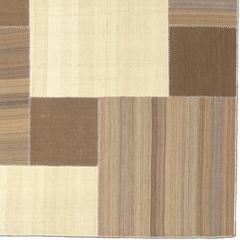 Early 20th Century Vintage Kilim Composition Carpet