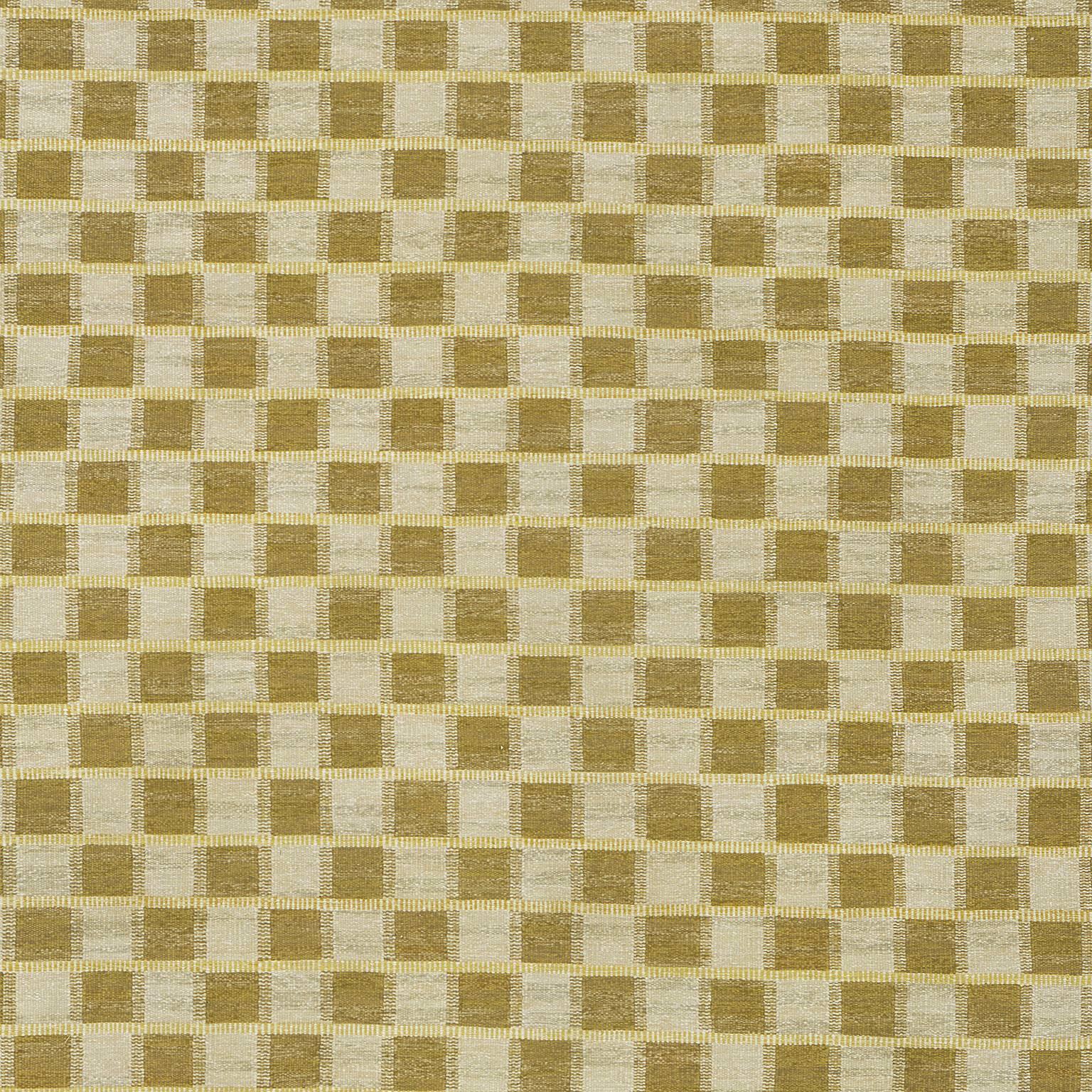 yellow gingham rug