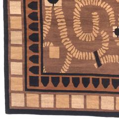 Contemporary 'Football Savonnerie' Carpet