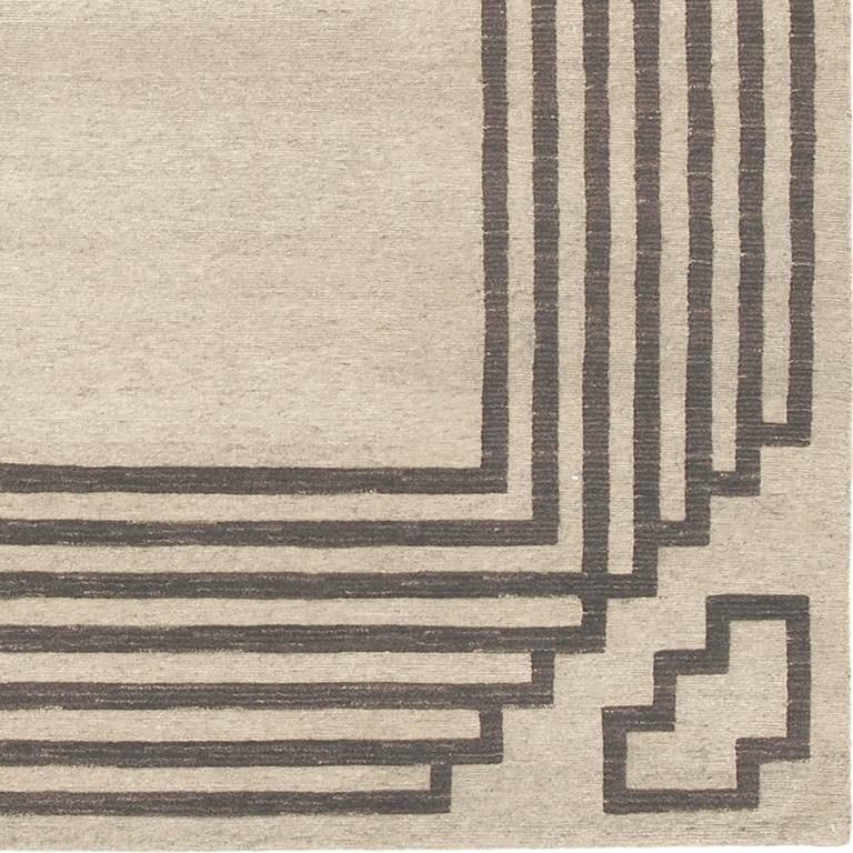 Custom 'Deco Border' Carpet For Sale at 1stdibs