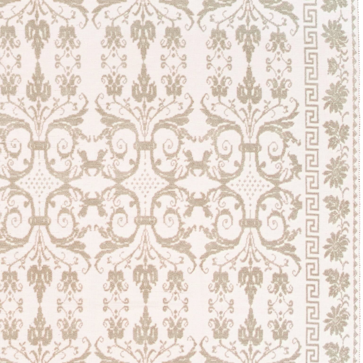 Hand-Woven Contemporary Sardinian 'Coperta Tiziana' Carpet