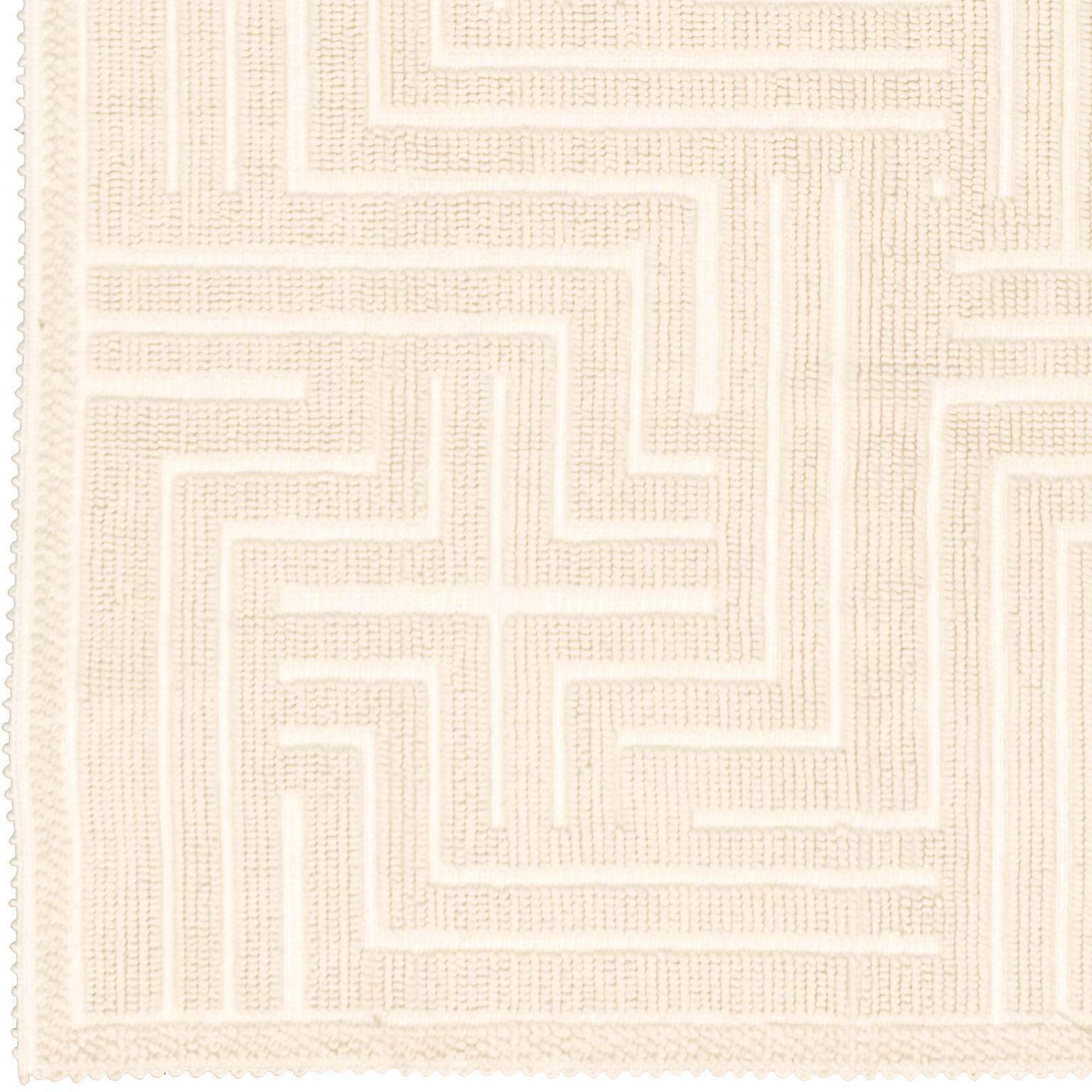 Marion III
100% cotton.
Sardinia, Italy.  

The Mediterranean island of Sardinia is known for its beautiful beaches, its pecorino cheese and, increasingly, for its unusual textile tradition. This has been influenced by a history of invaders and