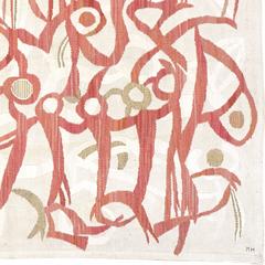 Marta Maas-Fjetterström Wall Hanging "Röda Trolleriet", Sweden, 1960s