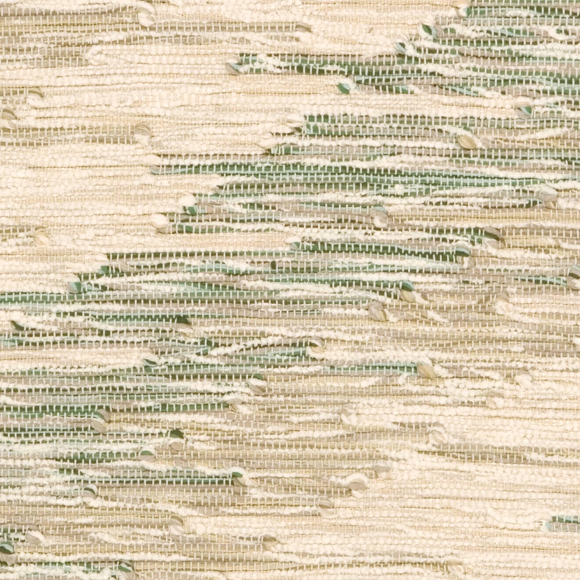 Hand-Woven Contemporary Italian 'Intreccio Diagonale' Carpet, Beige and Green