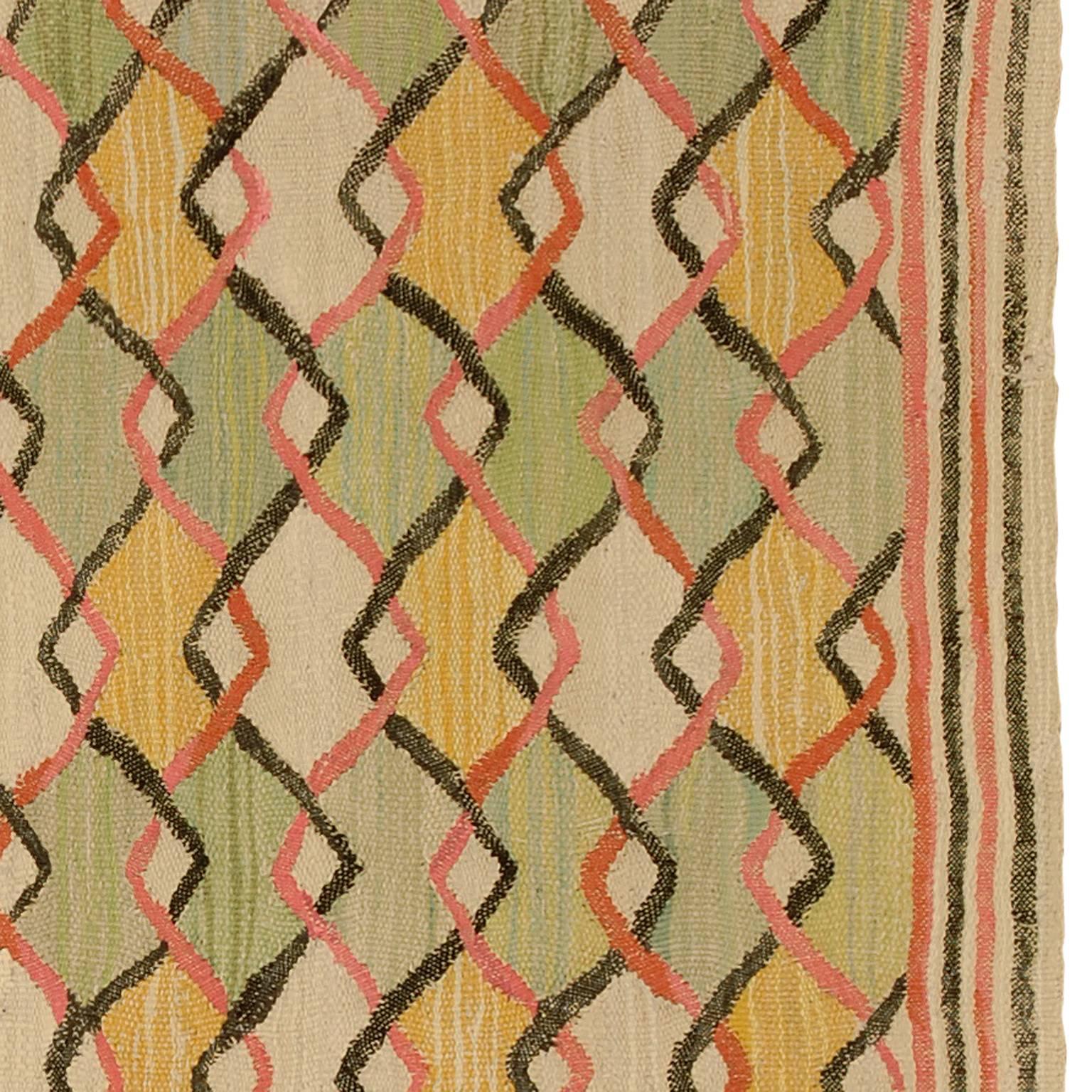 Swedish Wall Hanging, 1940s In Good Condition For Sale In New York, NY