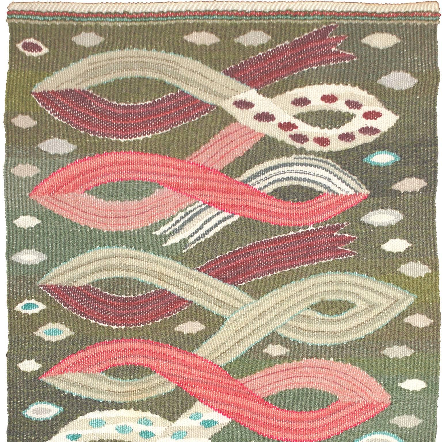 Schwedischer Wandbehang, AMF, 1950er Jahre (20. Jahrhundert) im Angebot