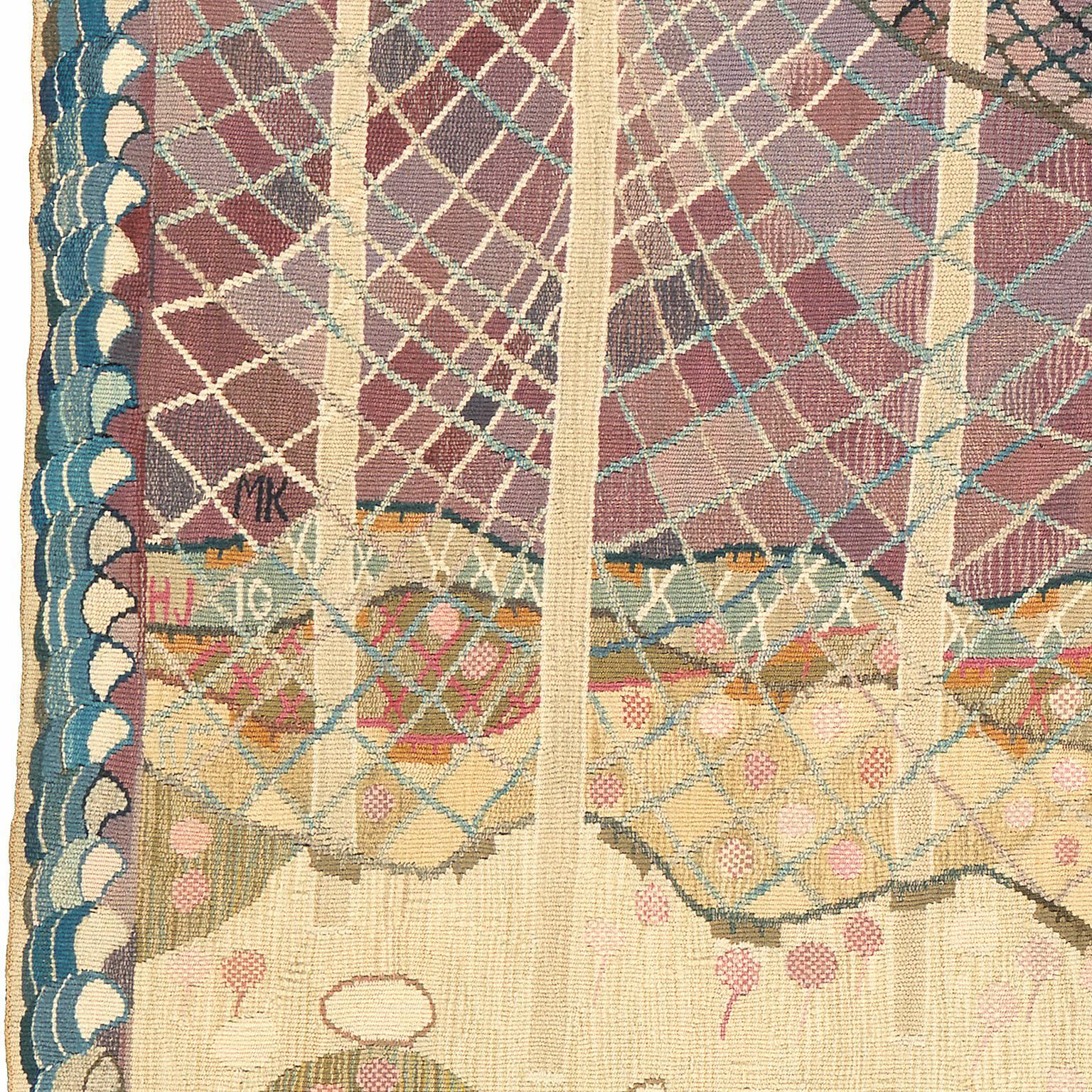 Swedish Tapestry, 1950 In Excellent Condition In New York, NY