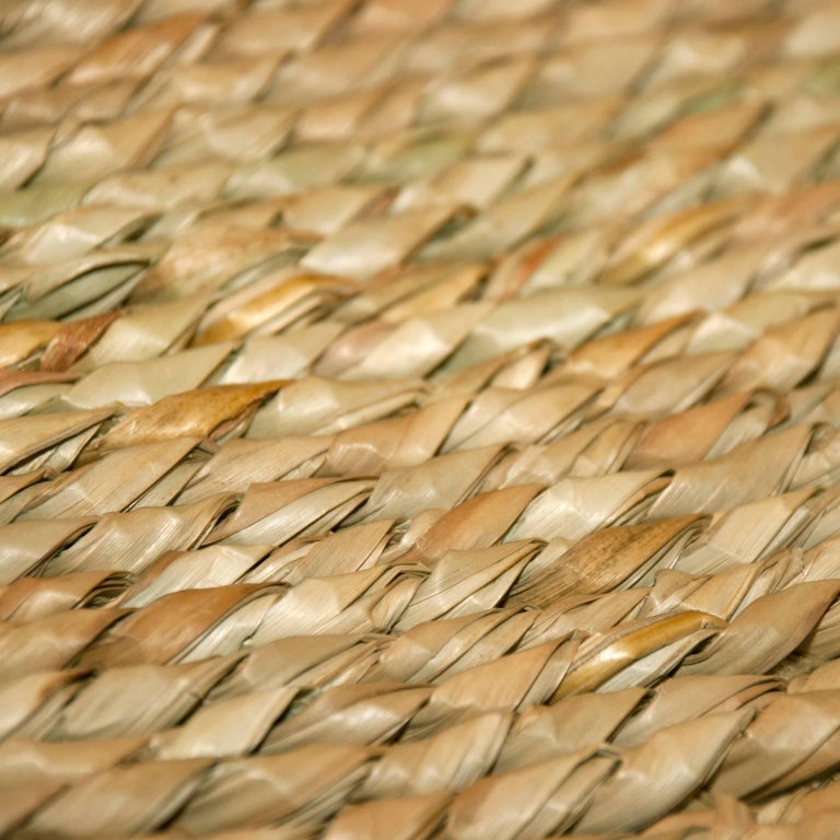 Contemporary South African Handwoven Rush Mat For Sale at 1stDibs