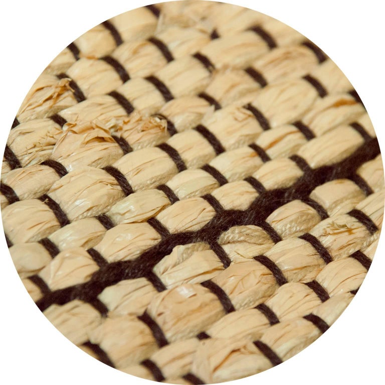 Contemporary South African Raffia Mat For Sale at 1stdibs