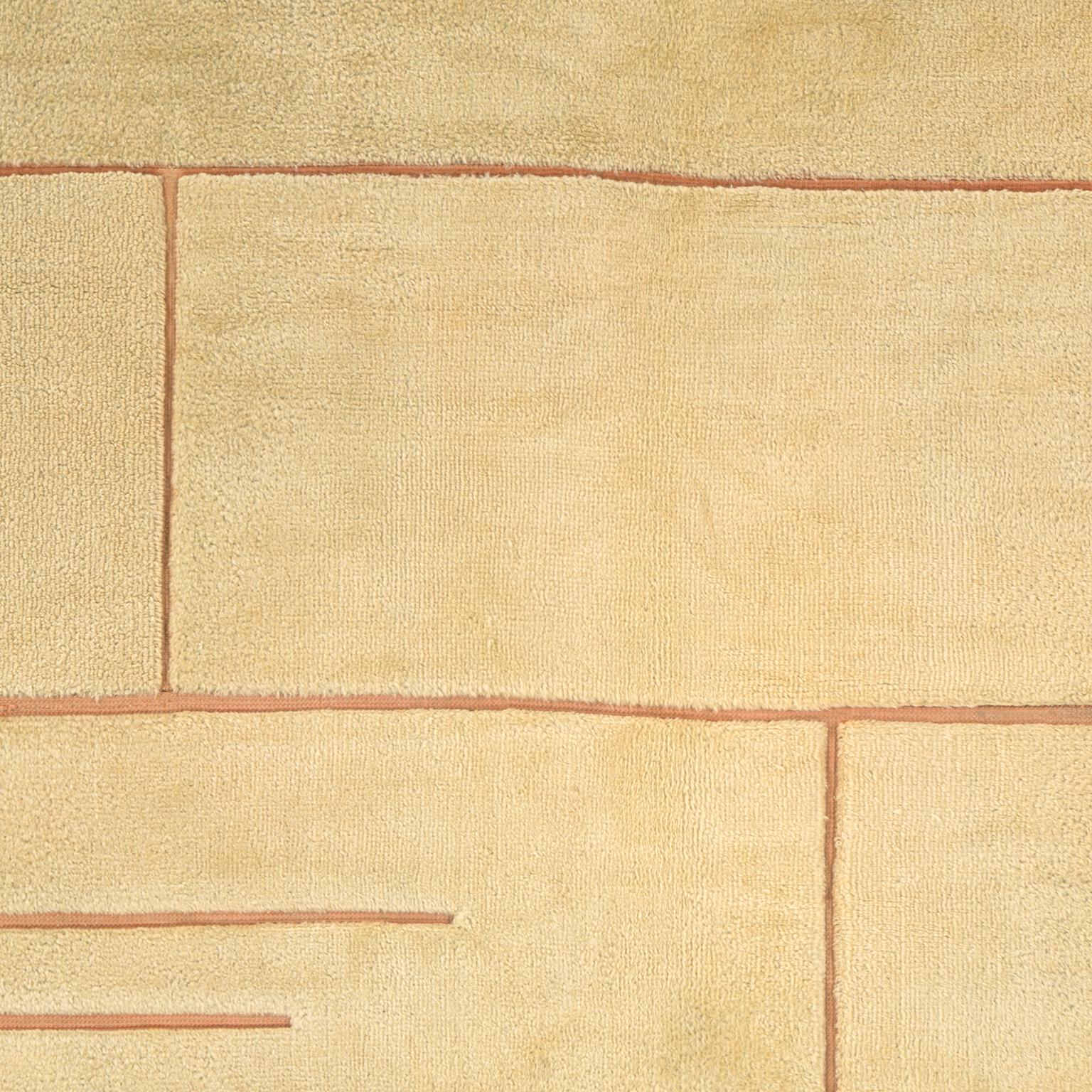 Französischer Savonnerie-Art déco-Teppich des frühen 20. Jahrhunderts (Handgeknüpft) im Angebot