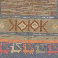 Tapis suédois à tissage plat du XXe siècle par Marta Maas-Fjetterstrm