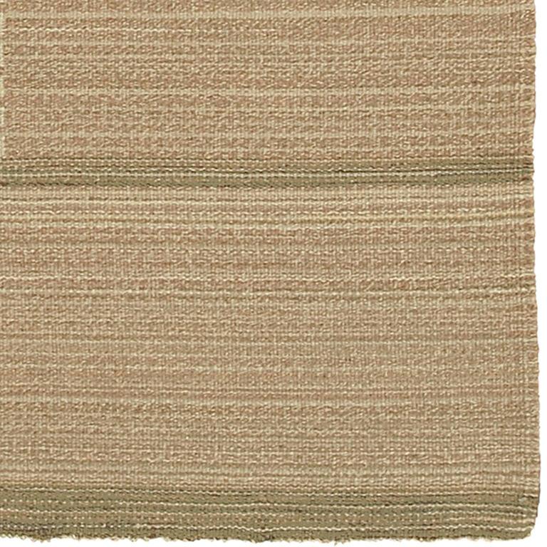 Hand-Woven Mid-20th Century Finnish Flat Weave Carpet by Greta Skogster-Lehtinen For Sale