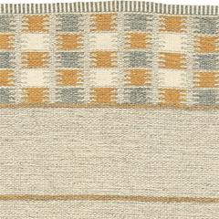 Mid-20th Century Double Sided Swedish Flat Weave Carpet
