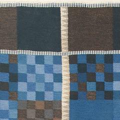 Alfombra sueca de tejido plano del siglo XX