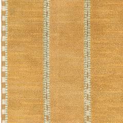 Mid-20th Century Handwoven Yellow Ochre Swedish Pile Carpet