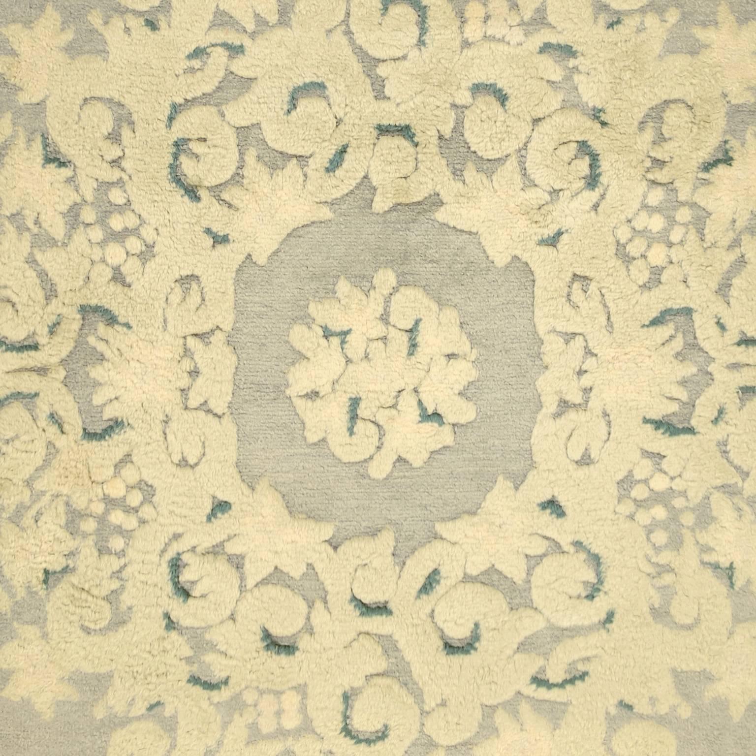 Art Déco Tappeto circolare Savonnerie in vendita