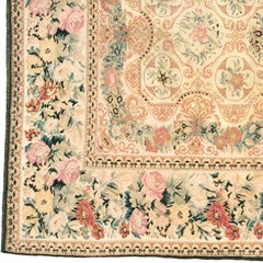 Russischer Floral-Teppich mit ukrainischem Floralmuster, 19. Jahrhundert