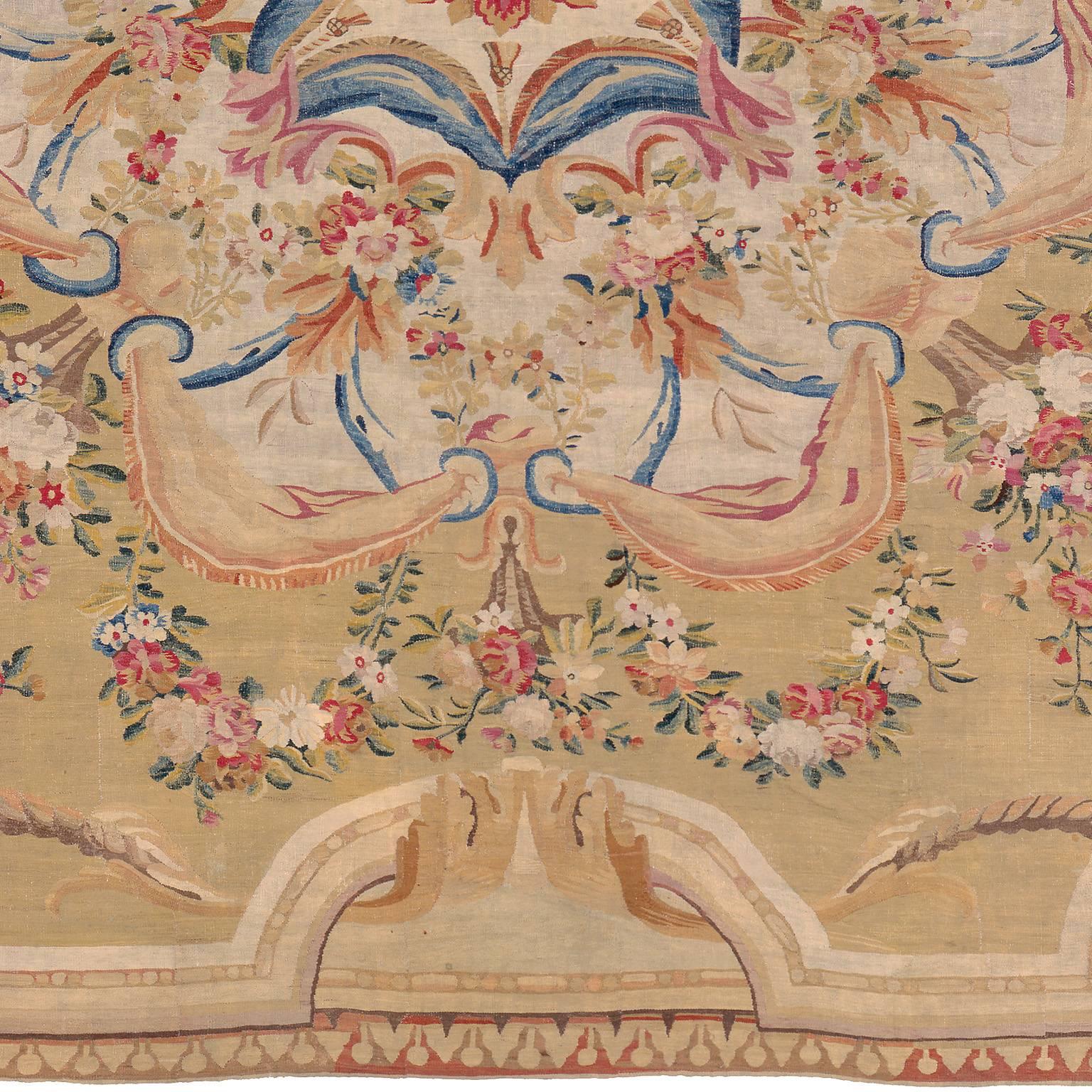 18th Century French Aubusson Rug, 1770