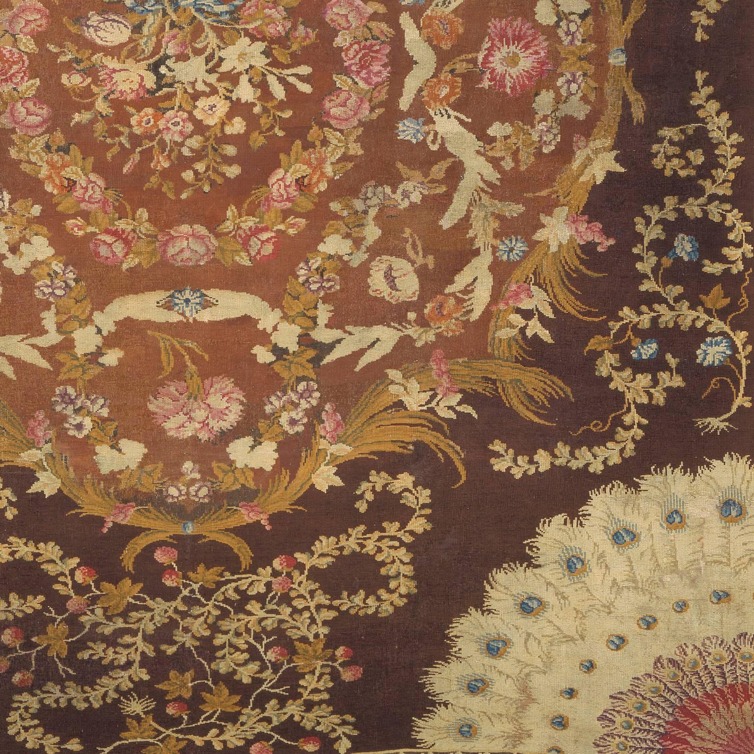 English Axminster Rug, 1760 In Good Condition For Sale In New York, NY
