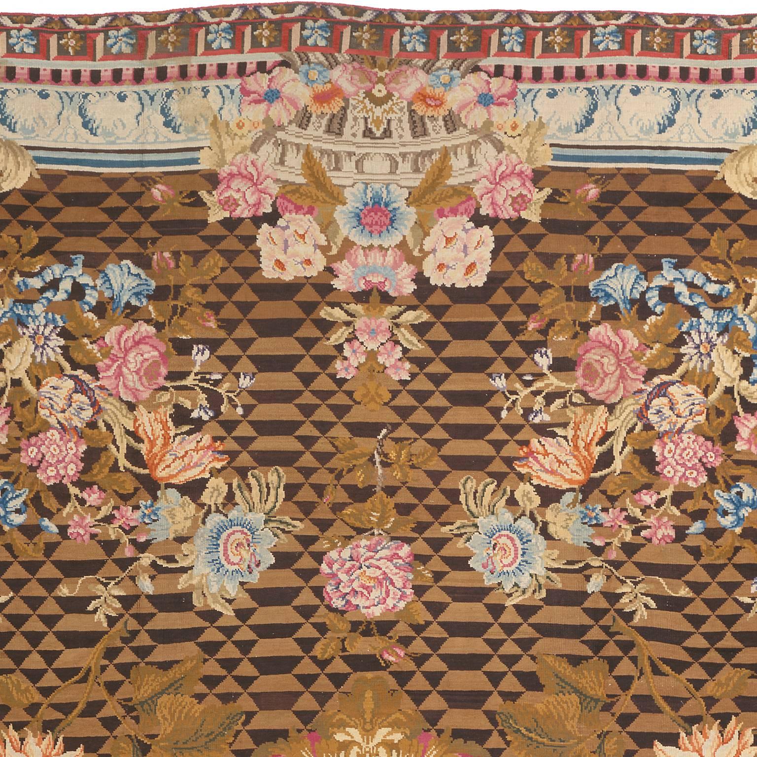 Englischer Axminster-Teppich, 1760 im Zustand „Gut“ im Angebot in New York, NY