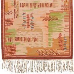 Mid-20th Century Swedish Kilim Rug