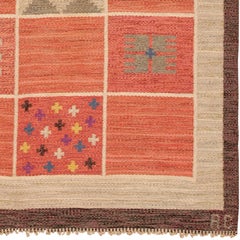 Mid-20th Century Swedish Flat-Weave Rug