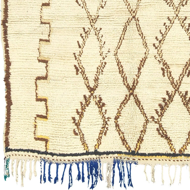 Mid-20th century Moroccan Beni Ourain rug
Morocco, circa mid-20th century
Handwoven
 