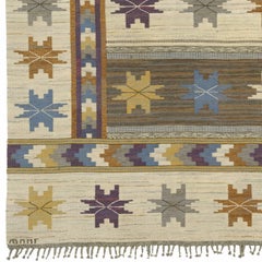 Swedish Flat-Weave Rug by AB Märta Måås-Fjetterström
